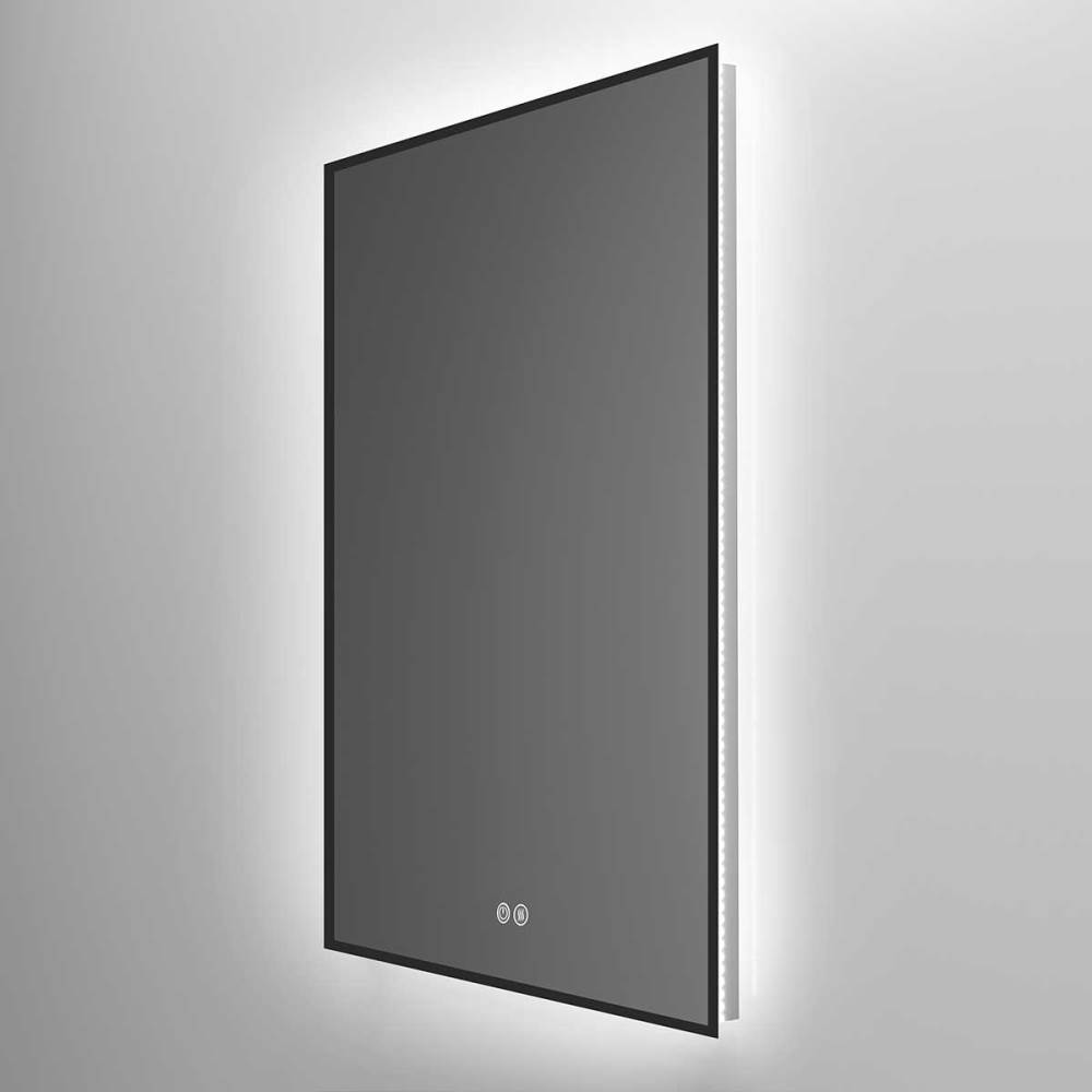 Зеркало Vincea VLM-3VN c сенсорным выключателем и диммером, антизапотевание Черный матовый — изображение 3